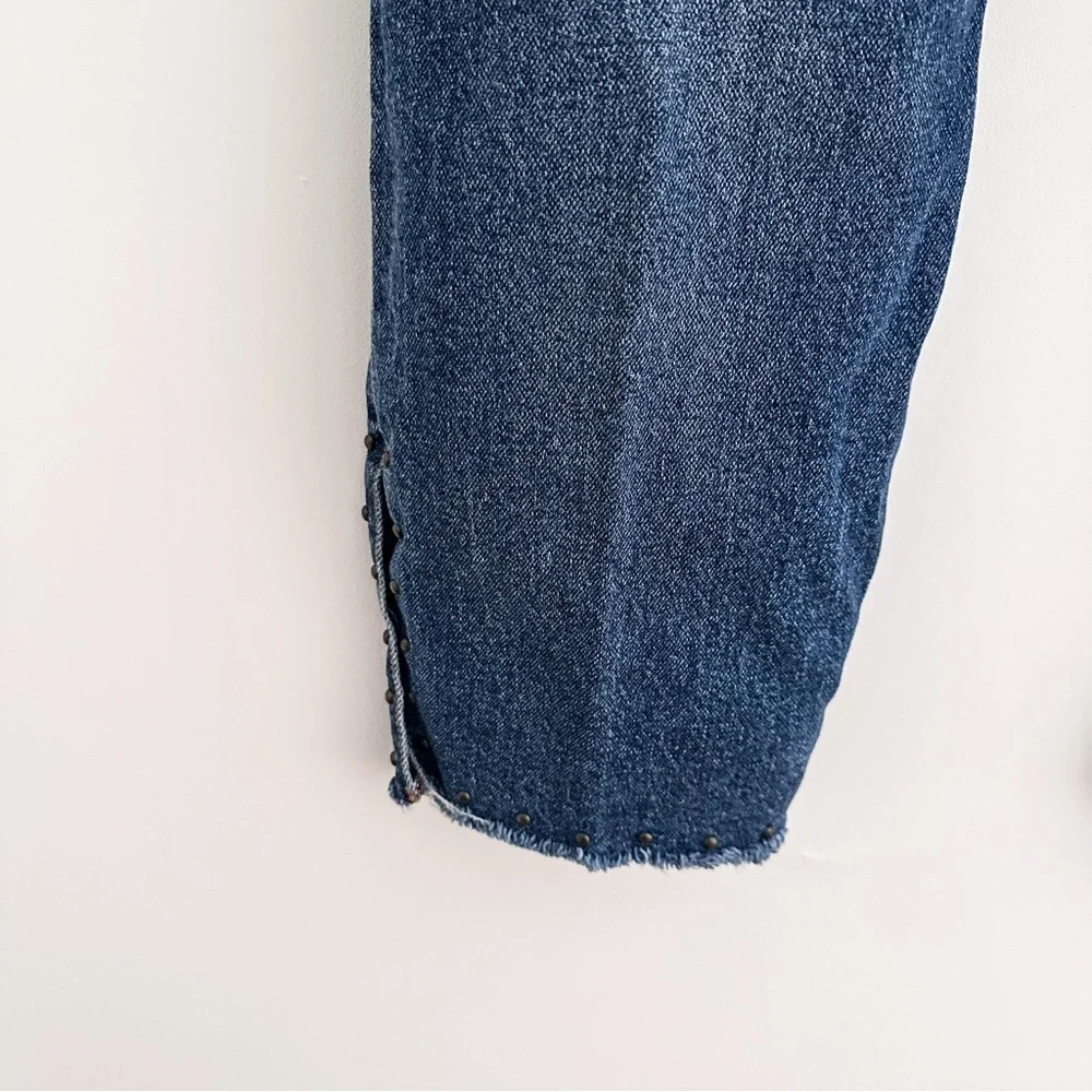 TORRID Straight Classic Denim High-Rise Studded Hem Jean Size 16R